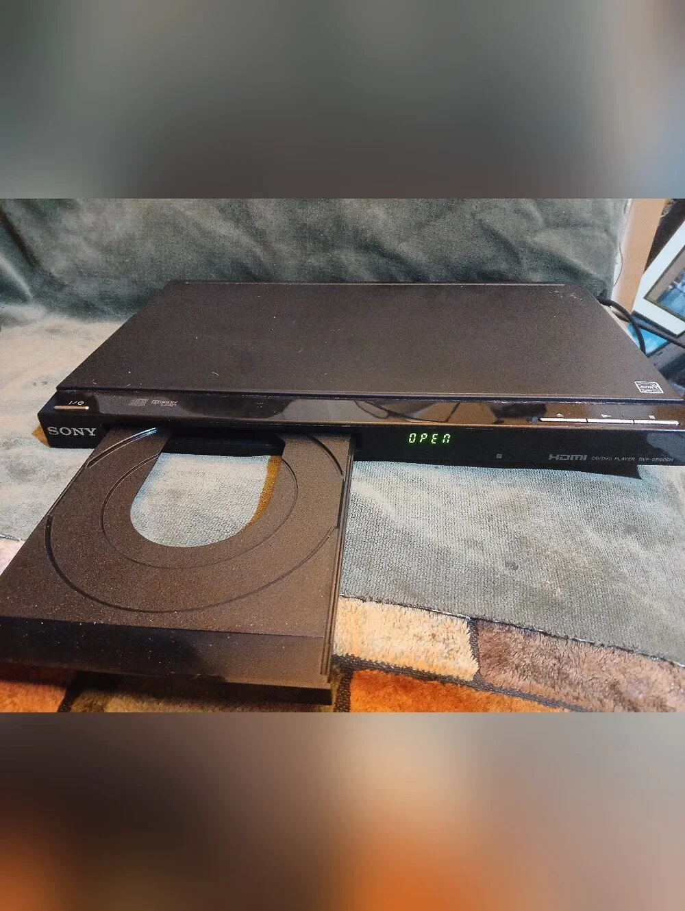 Sony Black DVD Player with HDMI DVP-SR500H